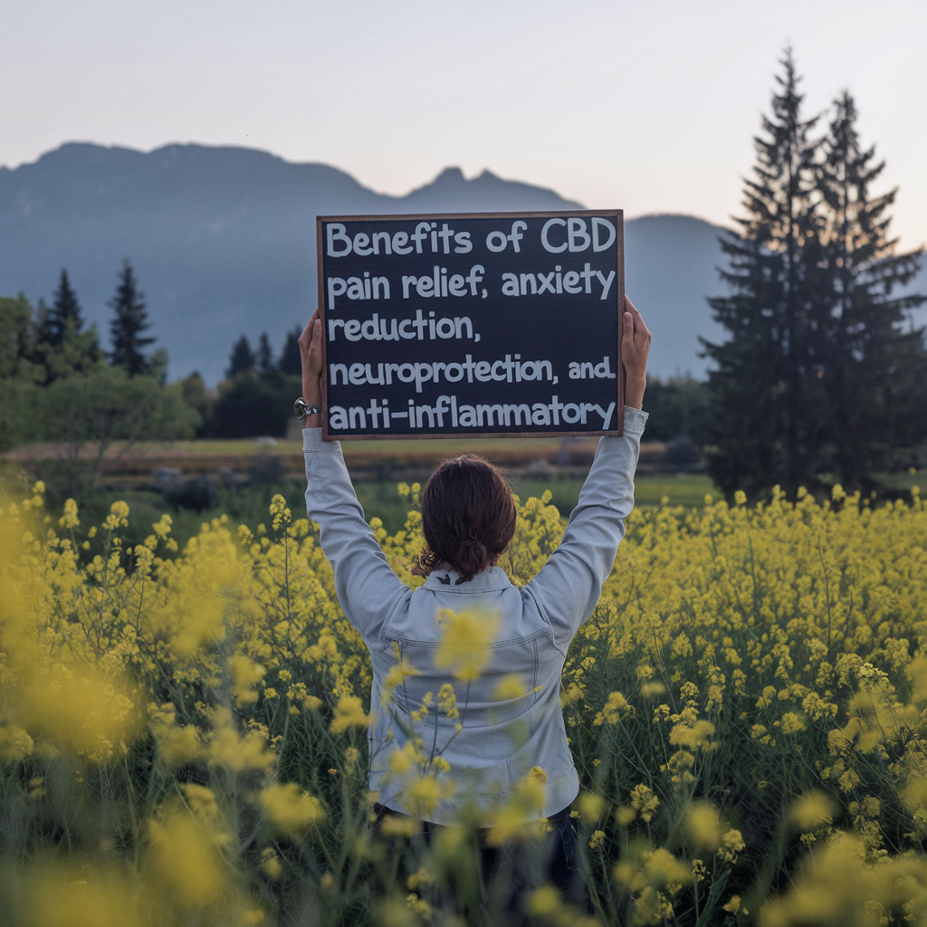 Finding relief from pain using CBD products.
